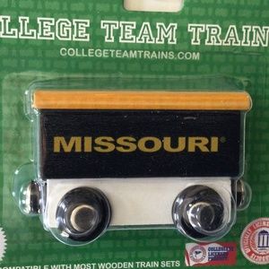 Missouri Tigers Brand New Wooden Toy Train Car NCAA (New)